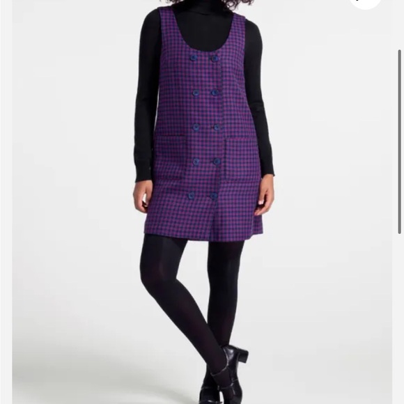 Modcloth Dresses & Skirts - Modcloth Schoolyard Sass Double-Breasted
Jumper size 3X